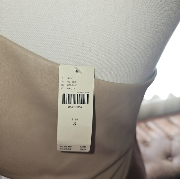 Anthropologie, off shoulder, asymmetrical, mixed material, size 8 - Picture 3 of 4